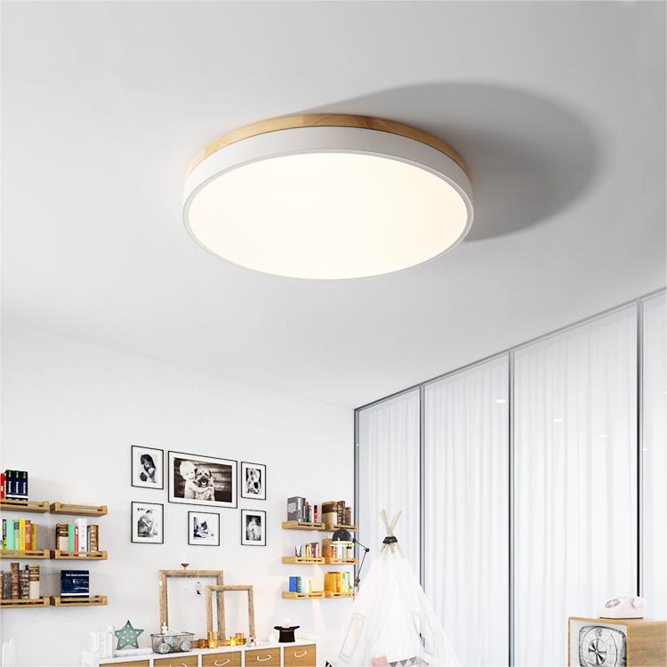 LED Deckenlampe Wohnzimmer rund flach – Liora
