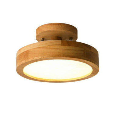 Deckenleuchte Wohnzimmer Holz LED | Myrin