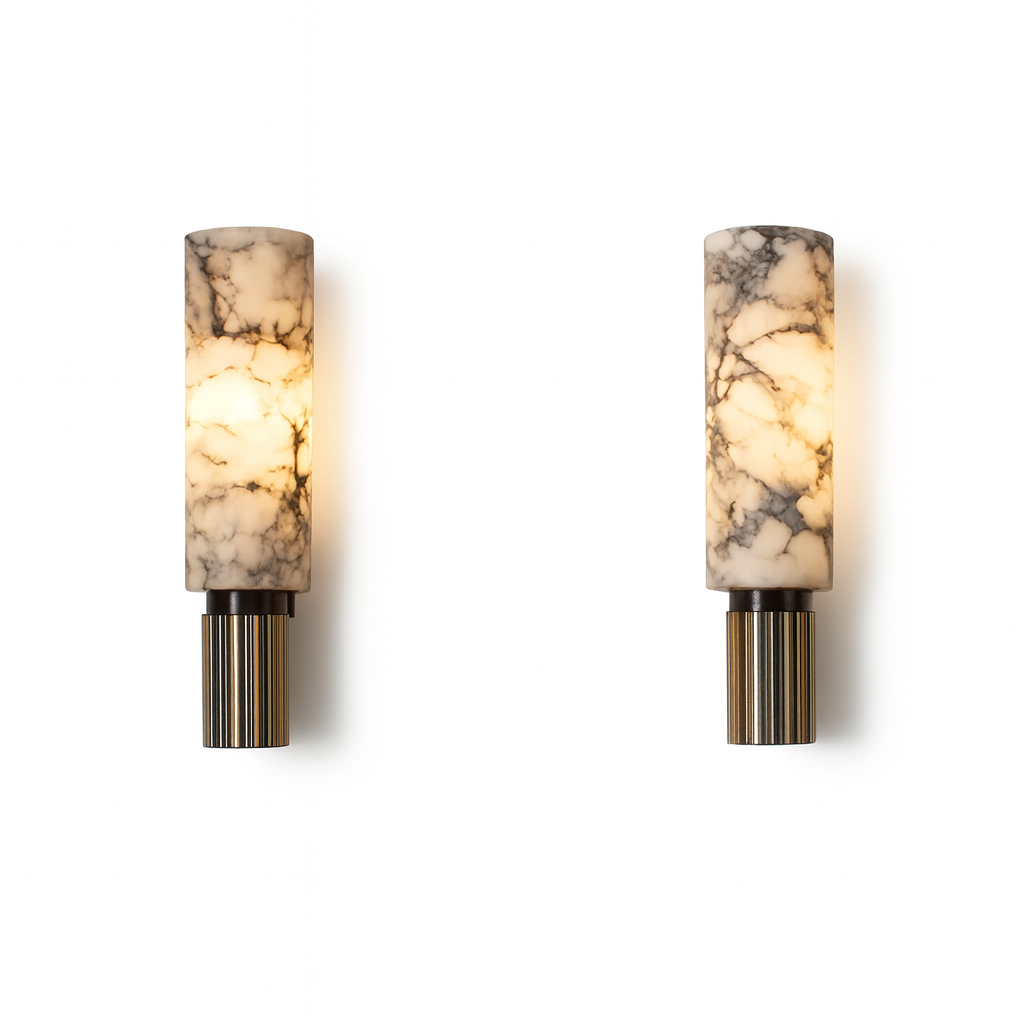 Wandleuchte fürs Wohnzimmer | Marmor | Omrin
