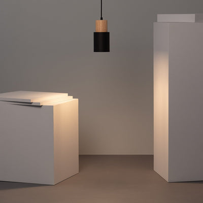 Pendelleuchte fürs Esszimmer | Holz E27 | Omzor