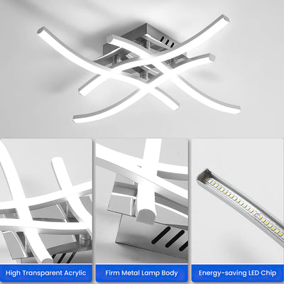 LED Deckenleuchte fürs Wohnzimmer | Aluminium | Verix