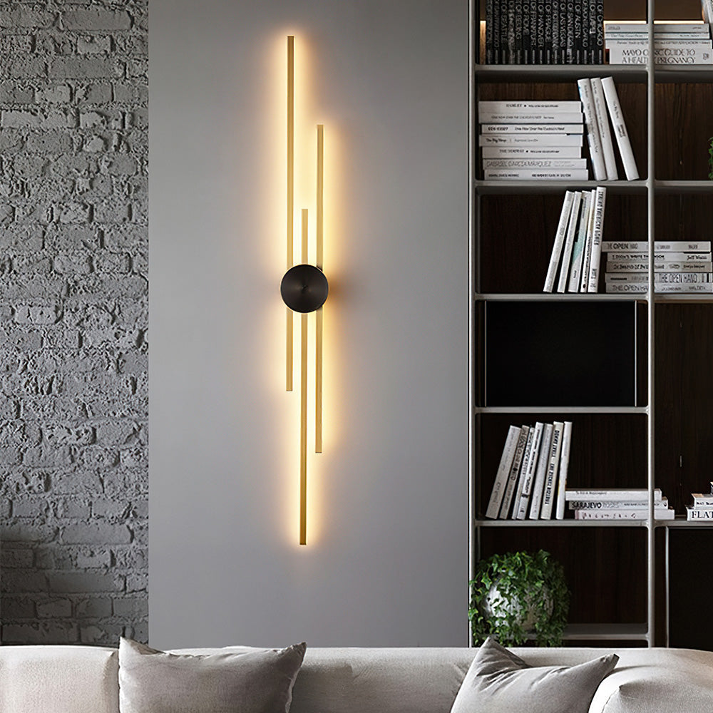Wandleuchte Wohnzimmer LED Metall | Lyzan