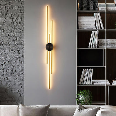 Wandleuchte Wohnzimmer LED Metall | Lyzan