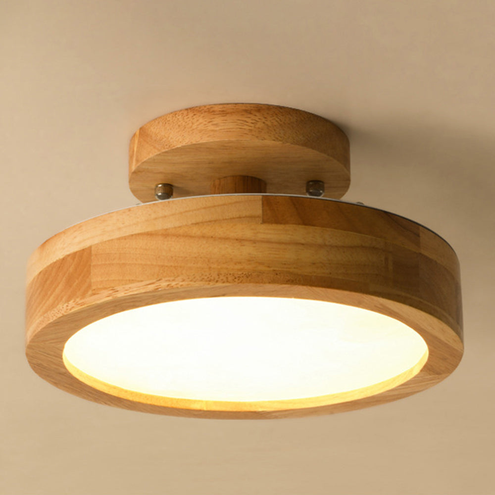Deckenleuchte Wohnzimmer Holz LED | Myrin