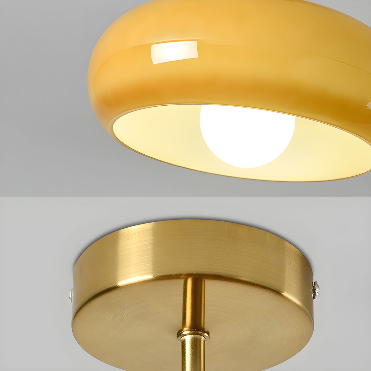 Deckenlampe fürs Wohnzimmer | Vintage Glas E27 | Noyx