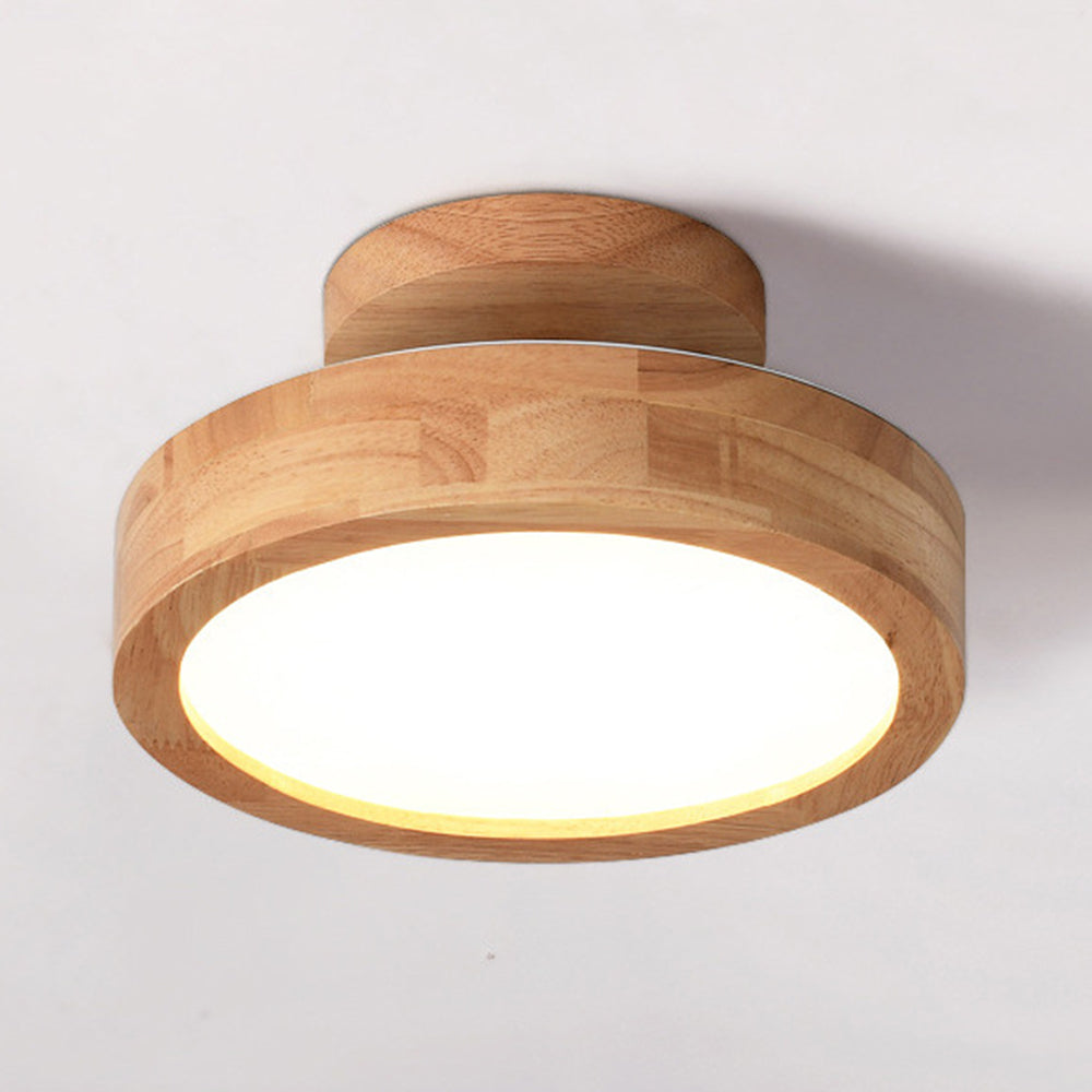 Deckenleuchte Wohnzimmer Holz LED | Myrin