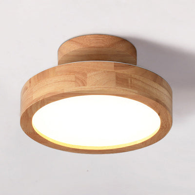 Deckenleuchte Wohnzimmer Holz LED | Myrin