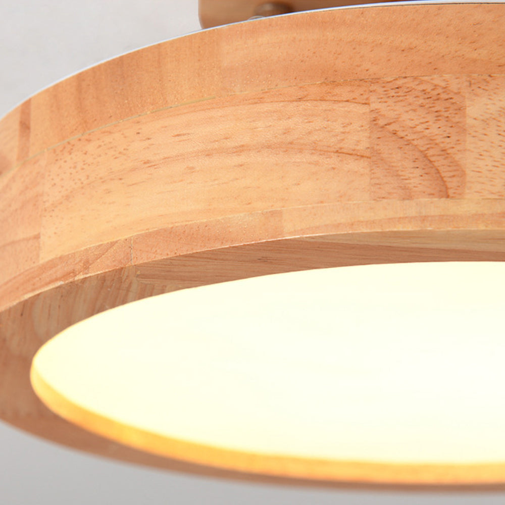 Deckenleuchte Wohnzimmer Holz LED | Myrin