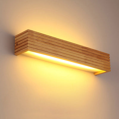 Wandleuchte Wohnzimmer Holz LED | Lylyn