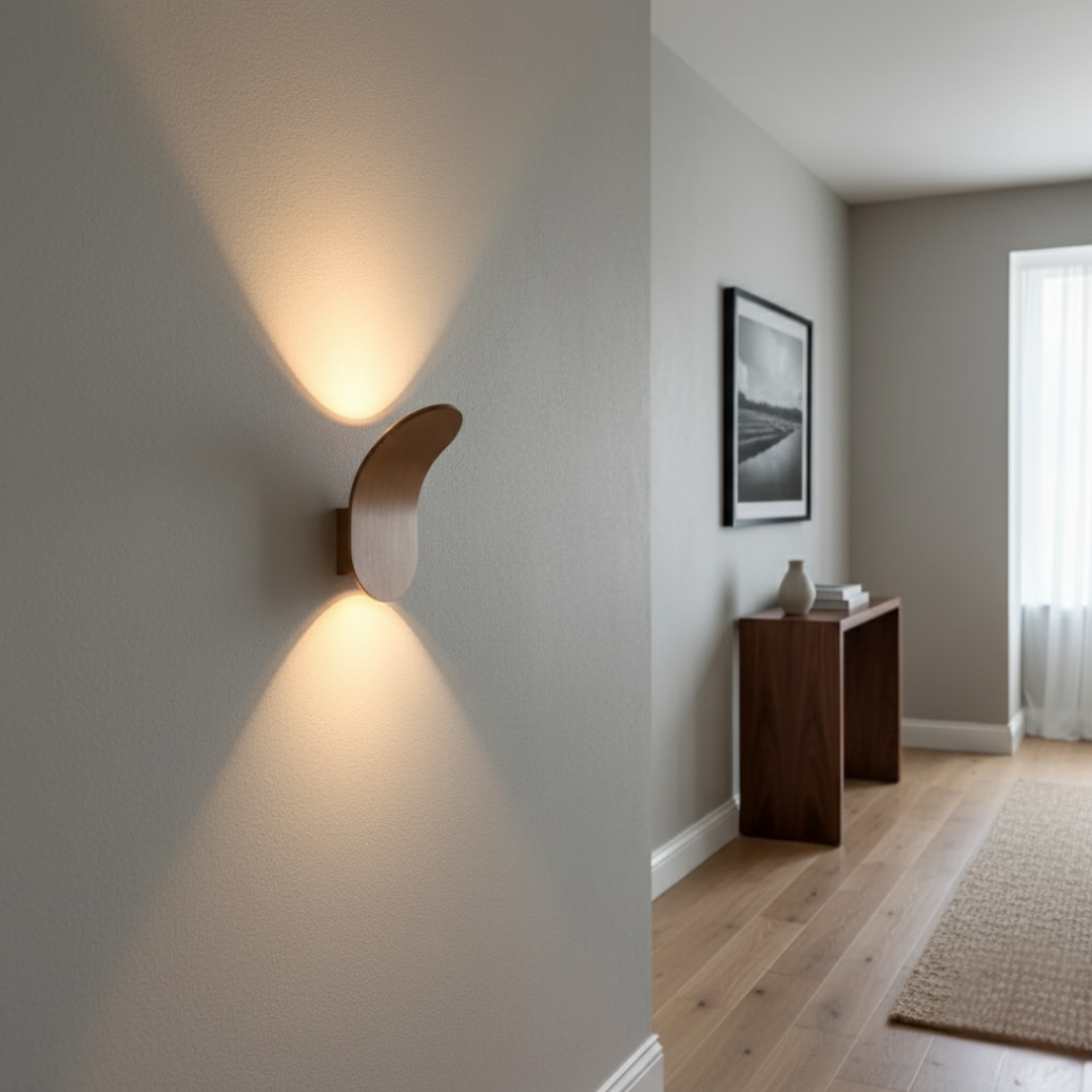 LED Wandleuchte aus Metall | skandinavisch | Velyn