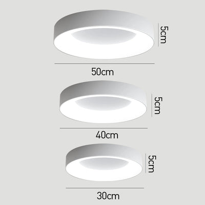 Deckenlampe LED rund flach – Auryx