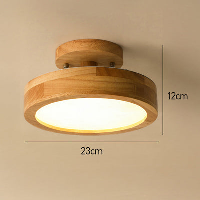 Deckenleuchte Wohnzimmer Holz LED | Myrin