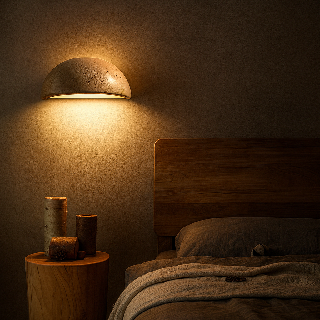 LED Wandleuchte Wohnzimmer | Steinoptik | Zyzor