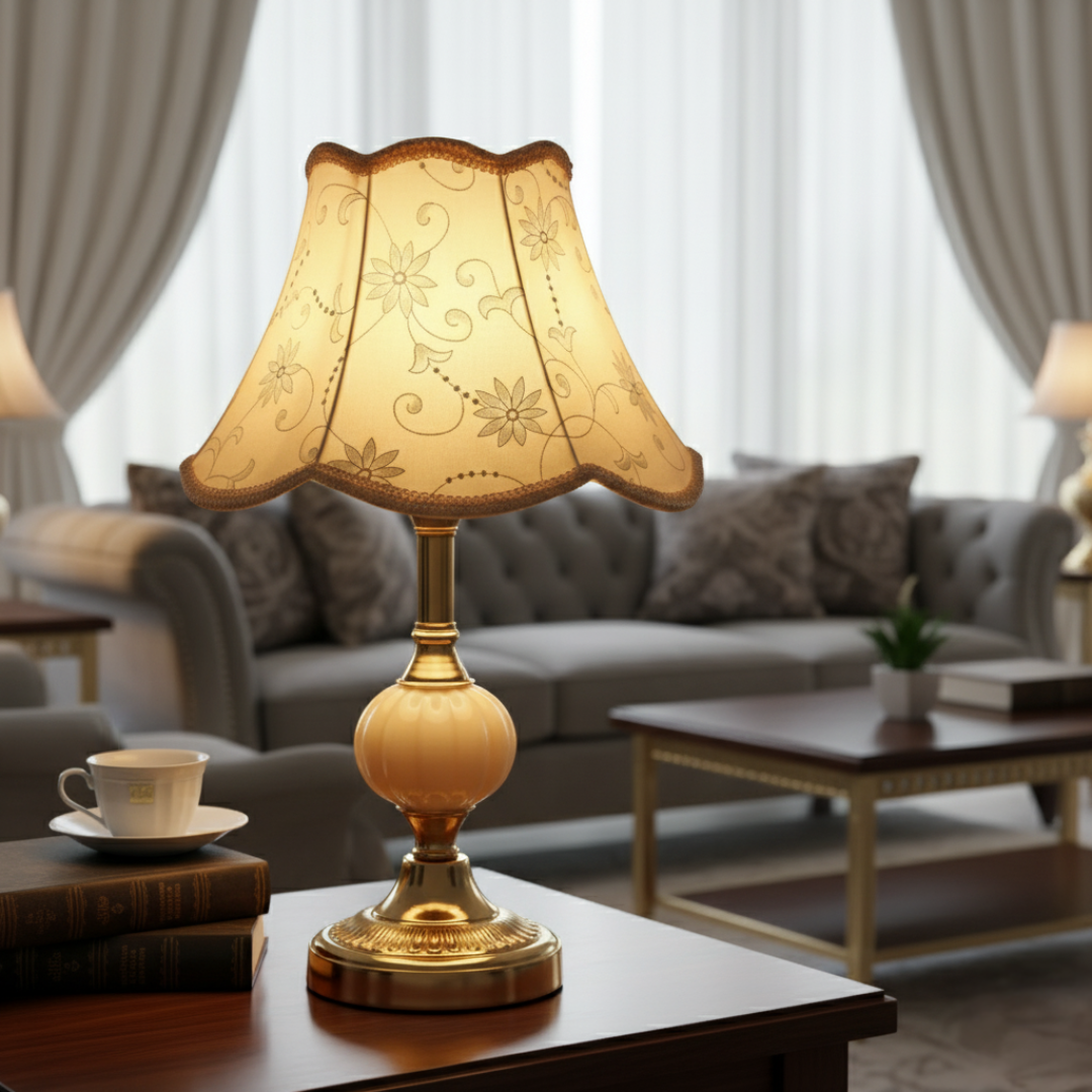 Tischlampe aus Metall E27 skandinavisch | Zyvon