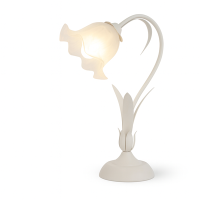 Tischlampe im Vintage-Stil mit Blumenmuster | E27 | Orvik