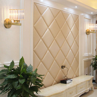 Wandleuchte Flur Kristall rund/quadratisch E27 – Onyx