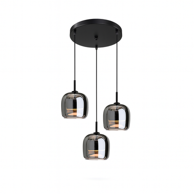 Pendelleuchte Esszimmer Rauchglas LED | Xalux