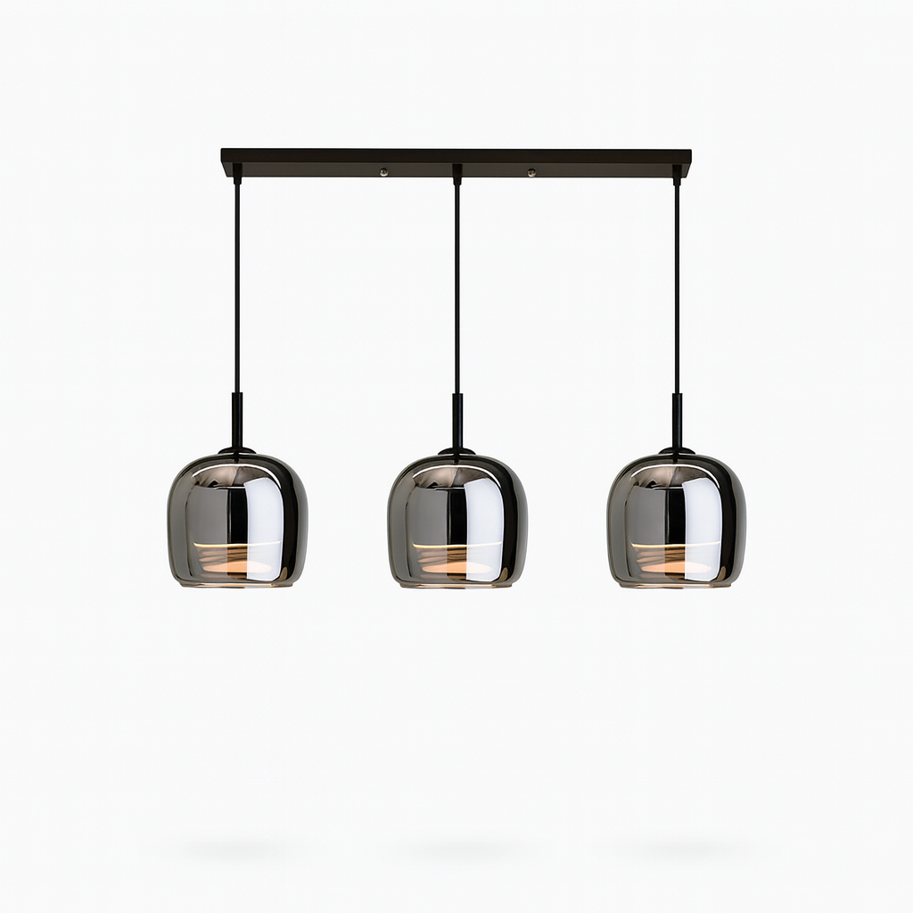 Pendelleuchte Esszimmer Rauchglas LED | Xalux