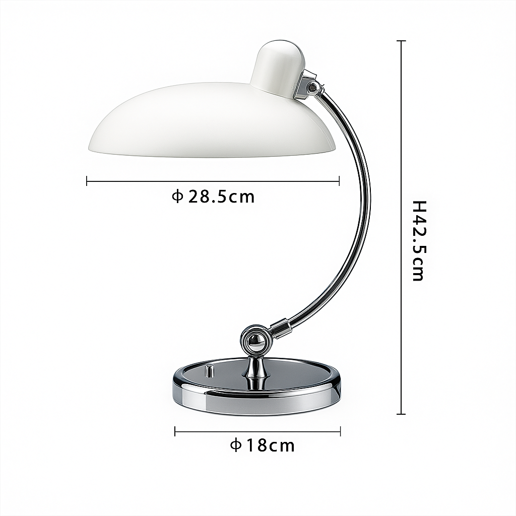 Schreibtischlampe verstellbar aus Metall | E27 | Aelyn