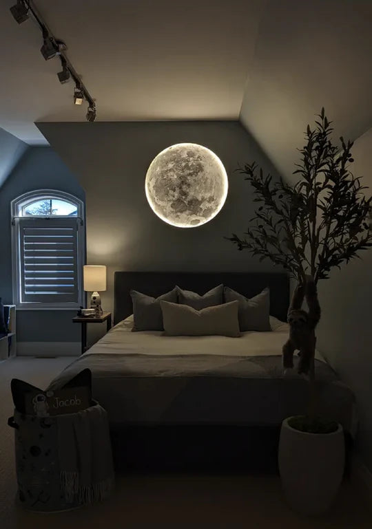 Wandleuchte Wohnzimmer LED | Mondform | Kalix