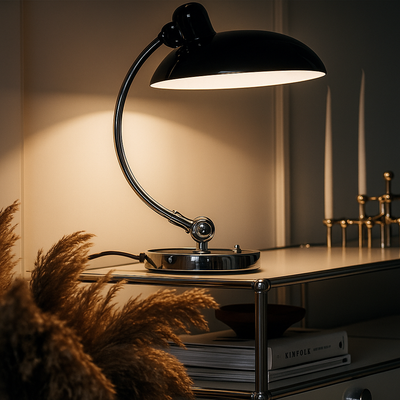 Schreibtischlampe verstellbar aus Metall | E27 | Aelyn