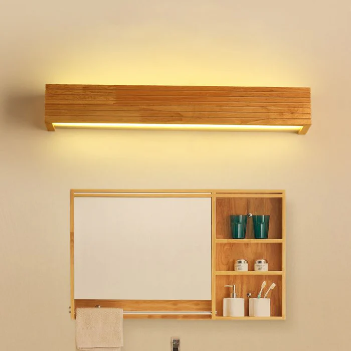 Wandleuchte Wohnzimmer Holz LED | Lylyn