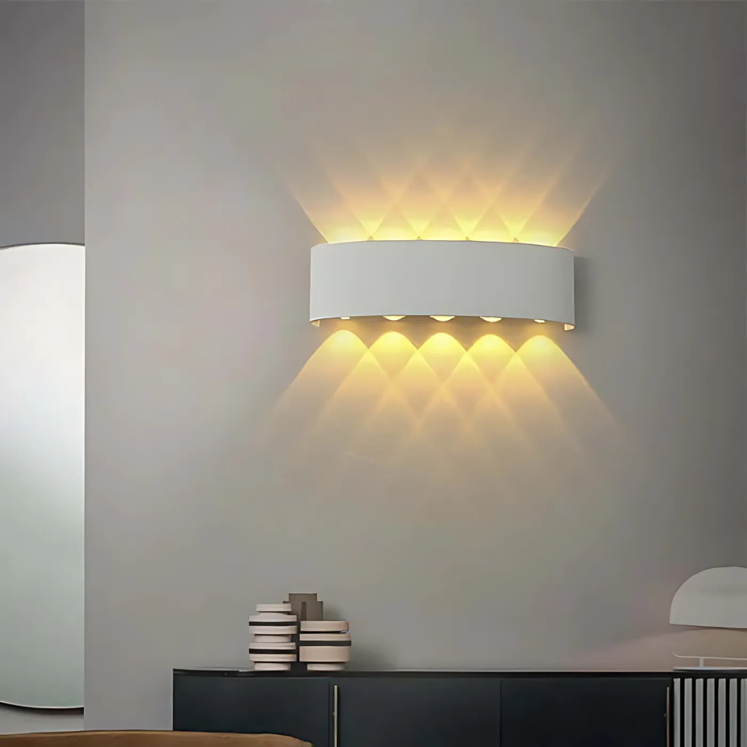 Wandleuchte innen & außen | LED IP54 warmweiß | Rivik