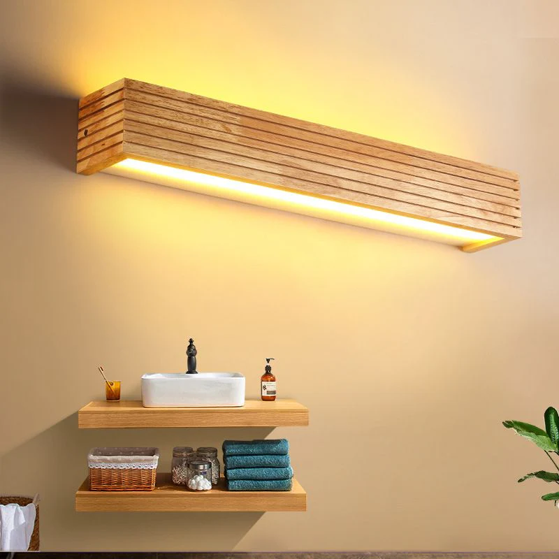 Wandleuchte Wohnzimmer Holz LED | Lylyn