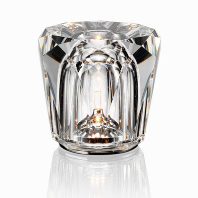 Nachttischlampe Schlafzimmer LED Kristallglas Akku | Nevik