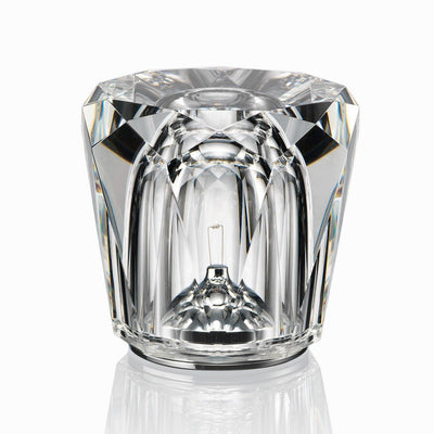 Nachttischlampe Schlafzimmer LED Kristallglas Akku | Nevik