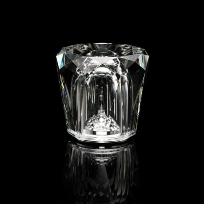 Nachttischlampe Schlafzimmer LED Kristallglas Akku | Nevik