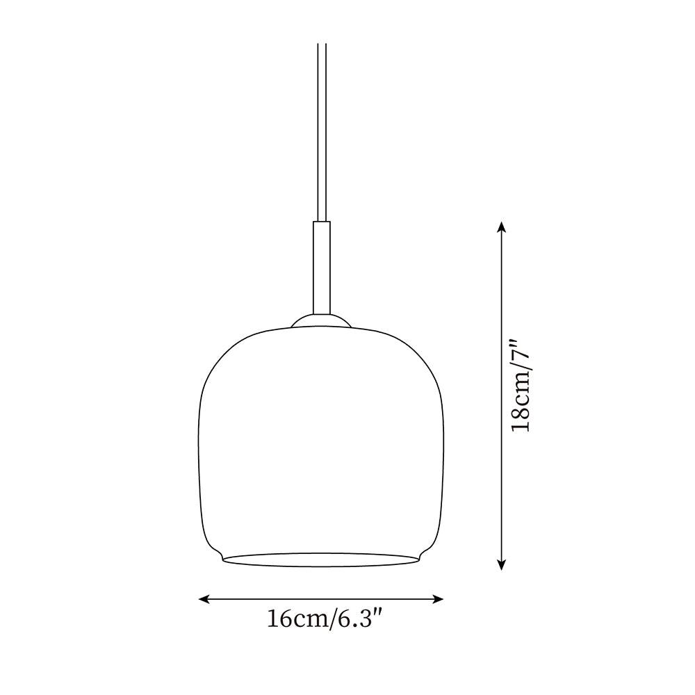 Pendelleuchte Esszimmer Rauchglas LED | Xalux