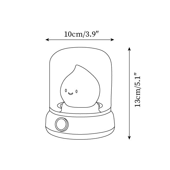 Nachtlicht Schlafzimmer LED dimmbar | USB-C | Xazor