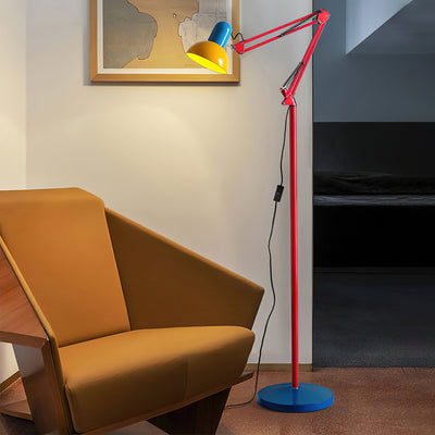 Stehlampe Wohnzimmer Metall E27 | verstellbar | Vara