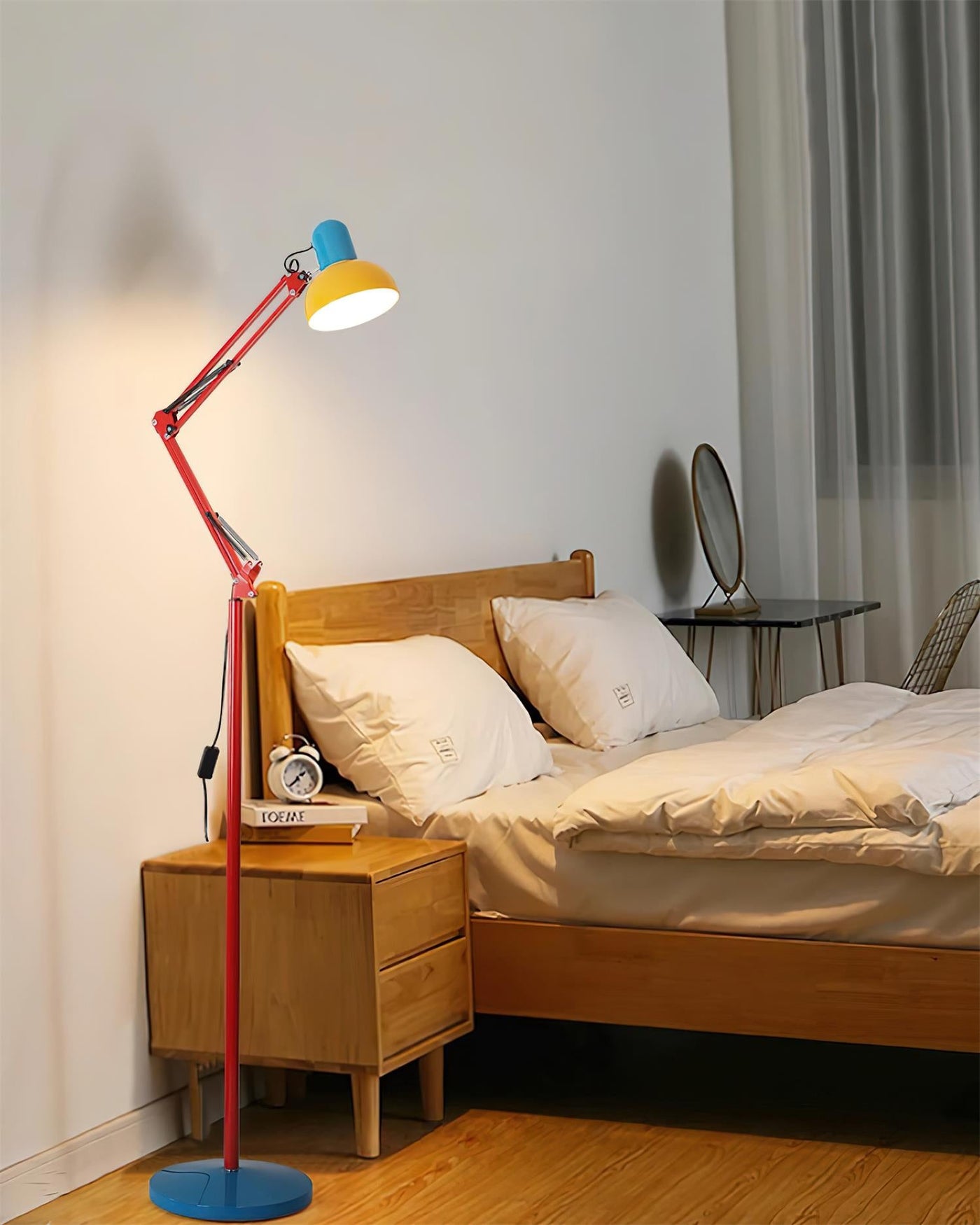 Stehlampe Wohnzimmer Metall E27 | verstellbar | Vara