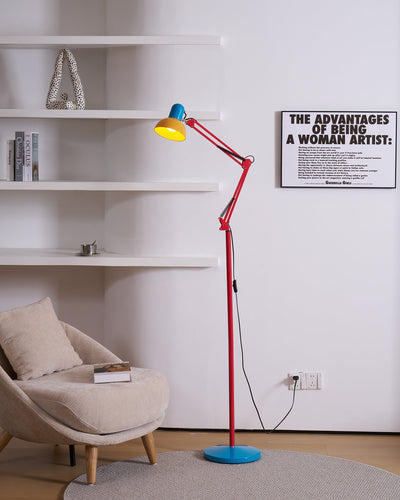Stehlampe Wohnzimmer Metall E27 | verstellbar | Vara