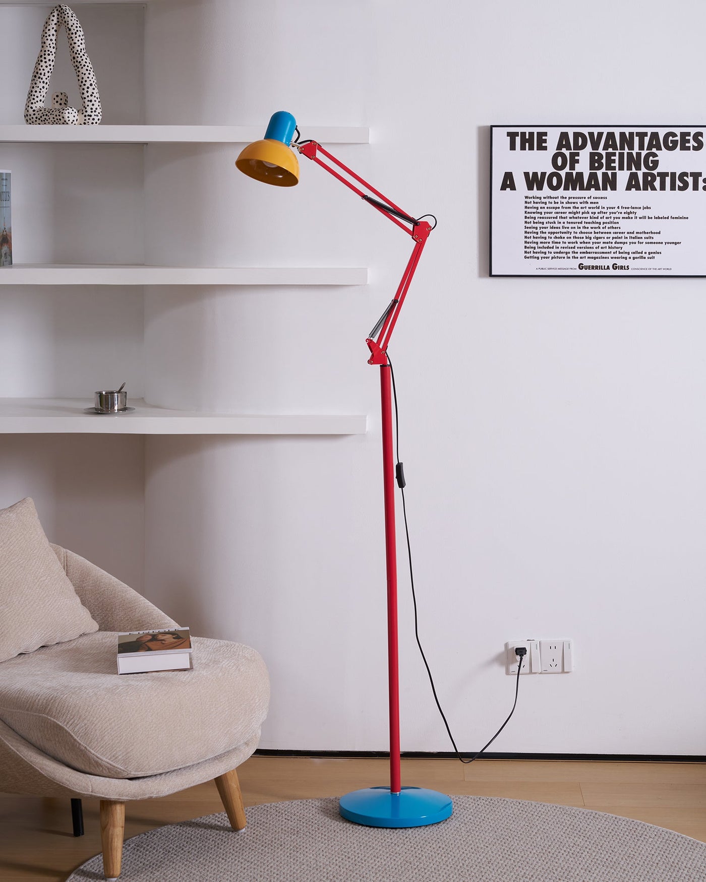 Stehlampe Wohnzimmer Metall E27 | verstellbar | Vara