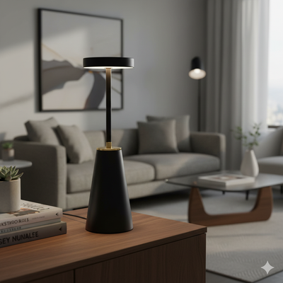 Tischlampe Innenbereich Akku | Metall | Nelix