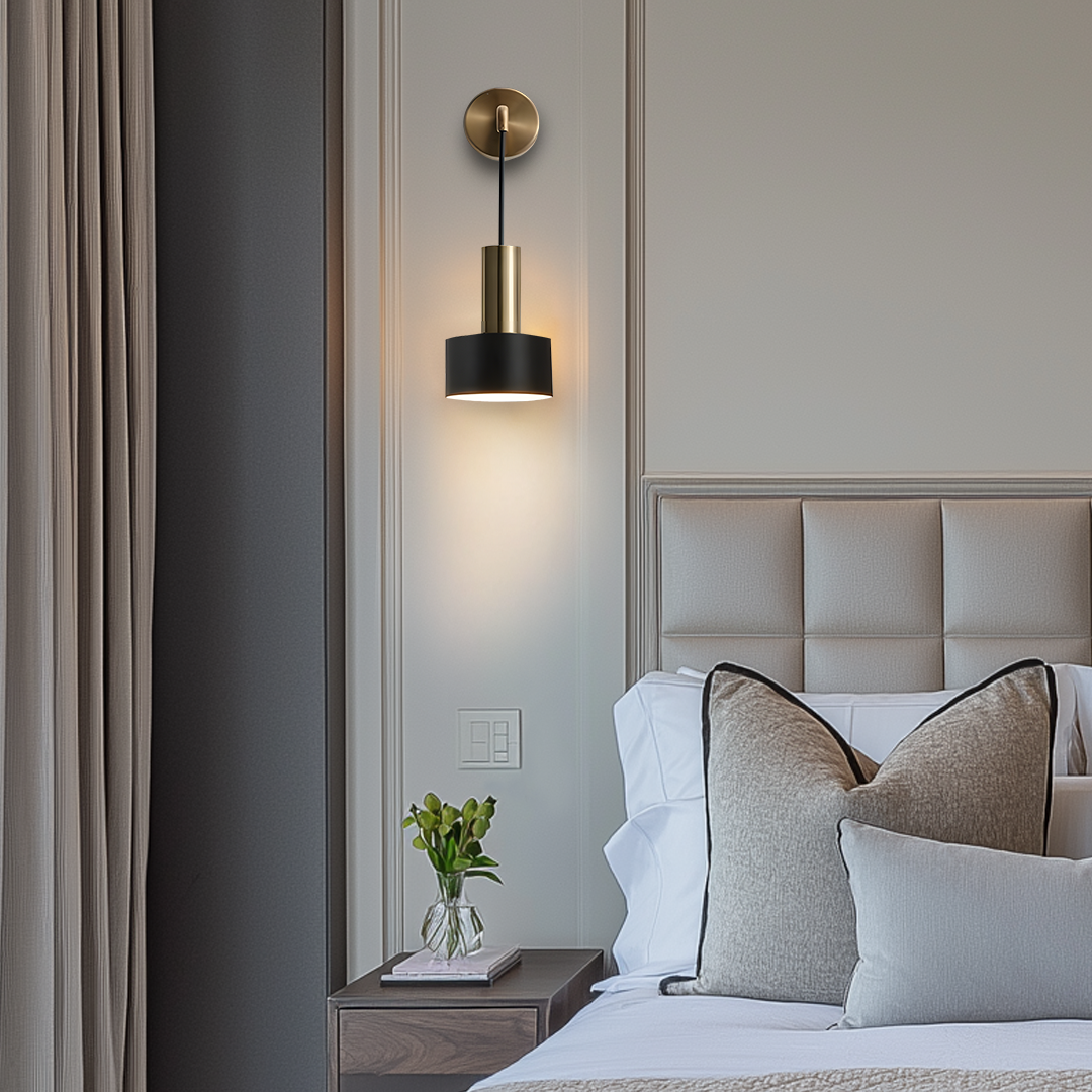 Wandleuchten LED batteriebetrieben mit Fernbedienung | 2er Set - Selix