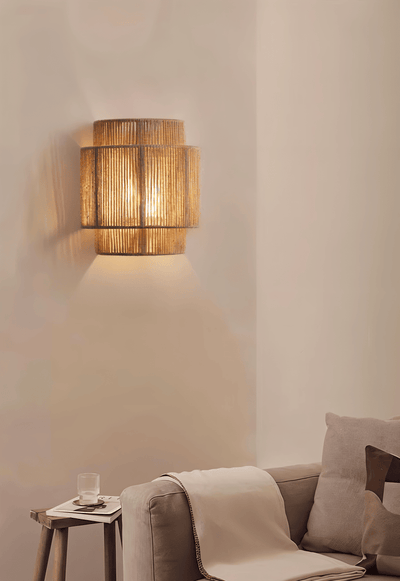 Wandleuchte aus Hanfseil | E27 | Rira