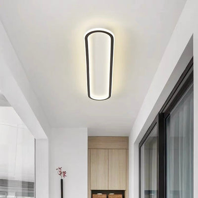 Deckenleuchte Flur LED oval – Lunaro