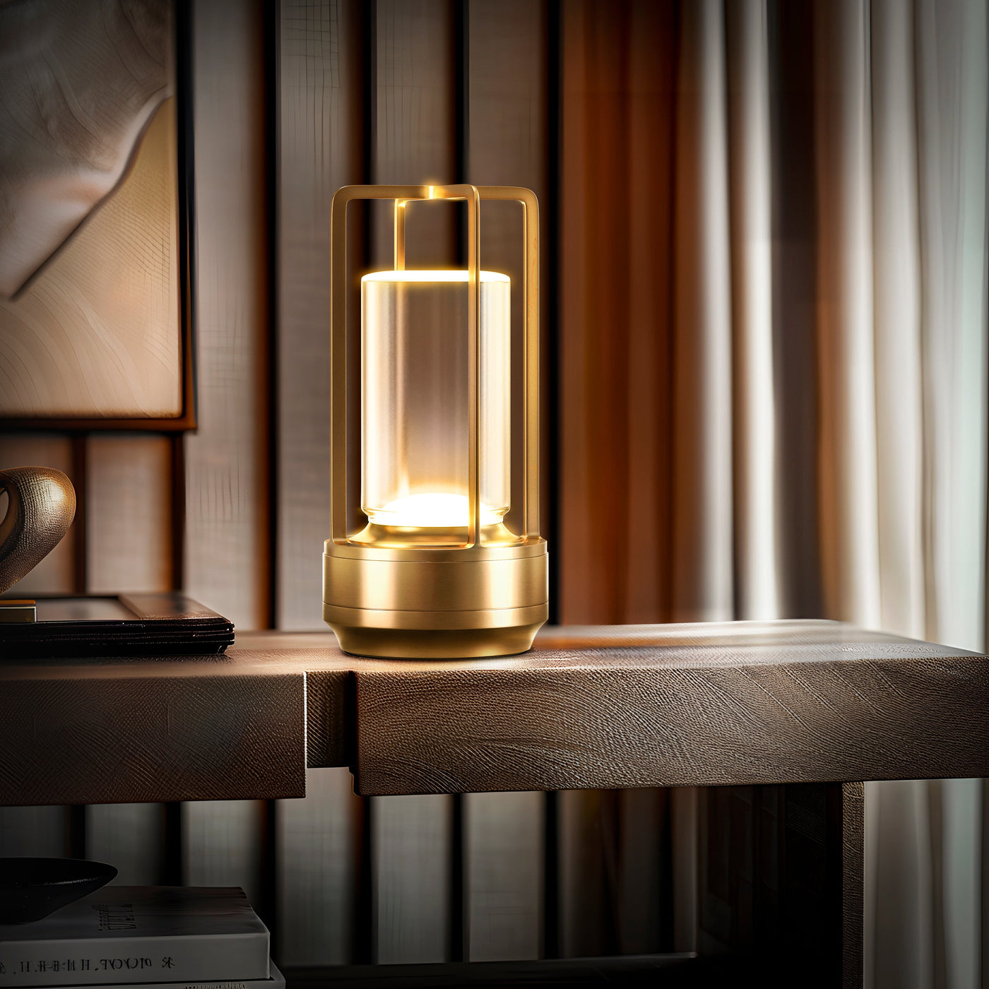 Tischlampe Kristall LED dimmbar - Neros