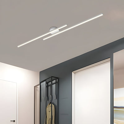 LED Deckenlampe Wohnzimmer flach Aluminium – Zeyra