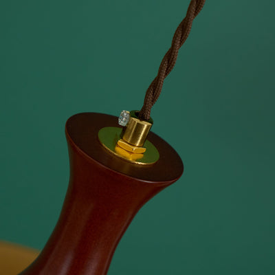 Pendelleuchte Wohnzimmer Glas E27 | mit Stecker | Sezor