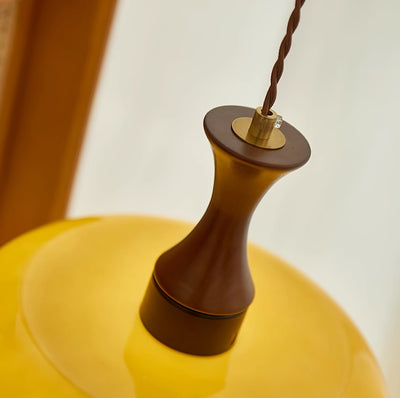 Pendelleuchte Wohnzimmer Glas E27 | mit Stecker | Sezor