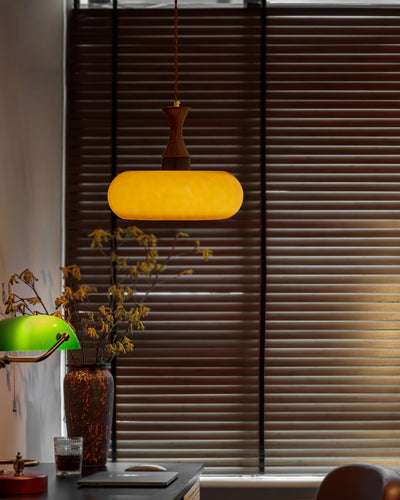 Pendelleuchte Wohnzimmer Glas E27 | mit Stecker | Sezor