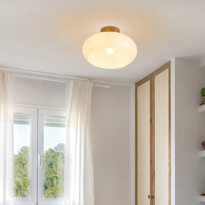 Deckenlampe fürs Wohnzimmer | Vintage Glas E27 | Noyx