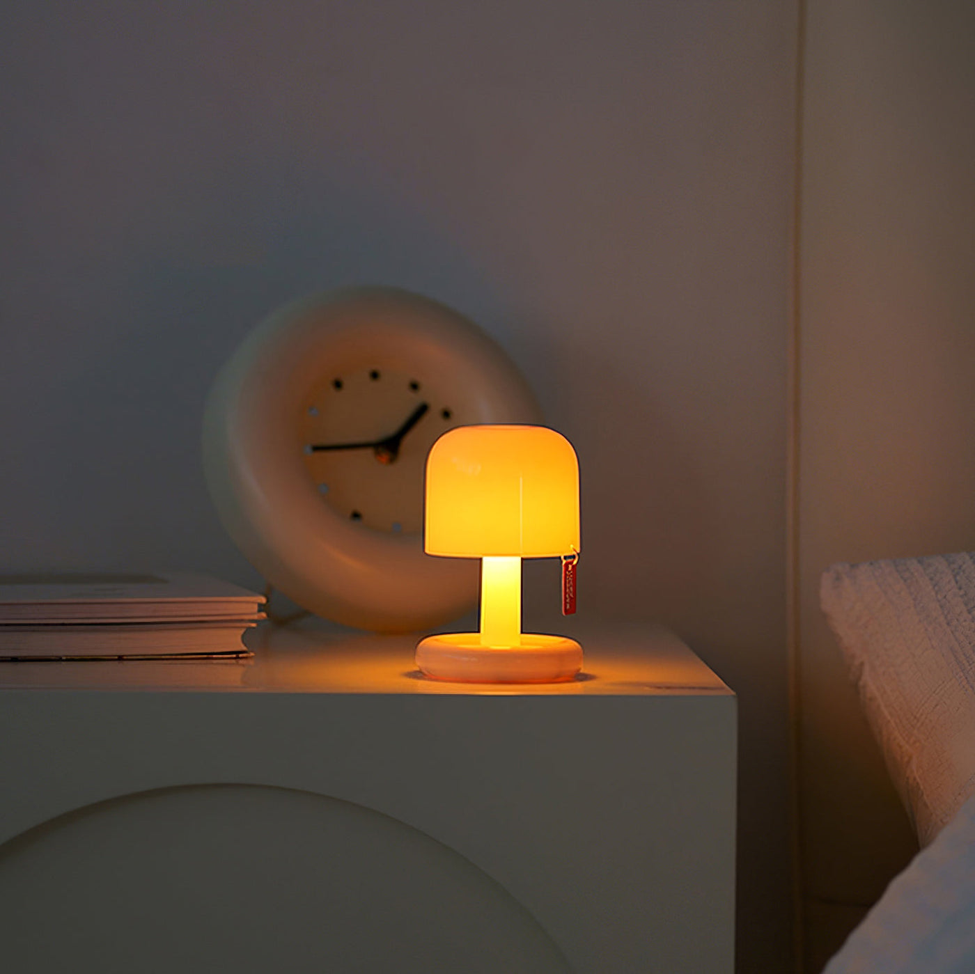 Nachttischlampe Schlafzimmer LED Akku | USB | Qulyn