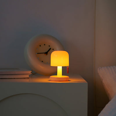 Nachttischlampe Schlafzimmer LED Akku | USB | Qulyn