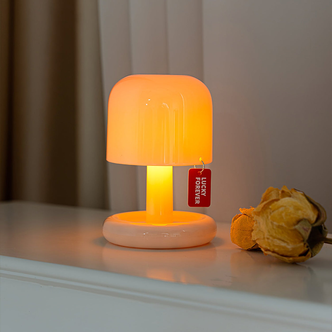 Nachttischlampe Schlafzimmer LED Akku | USB | Qulyn